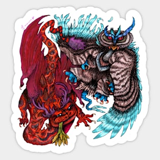 Dragons - Ouruktehila - Boropiason Sticker